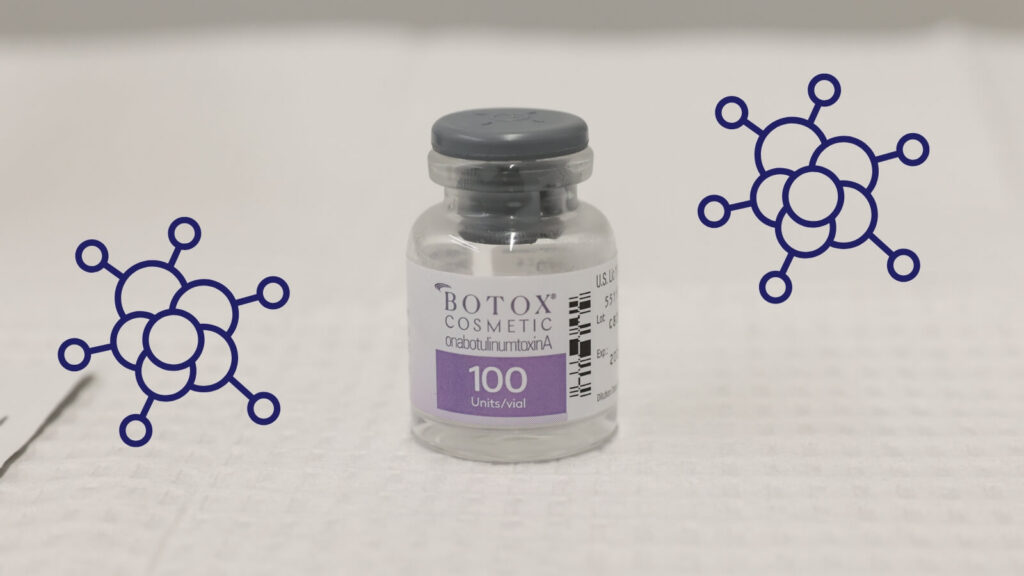 botox vial sitting in a counter 