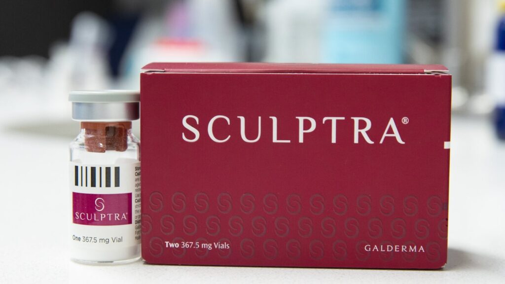 Sculptra box closeup