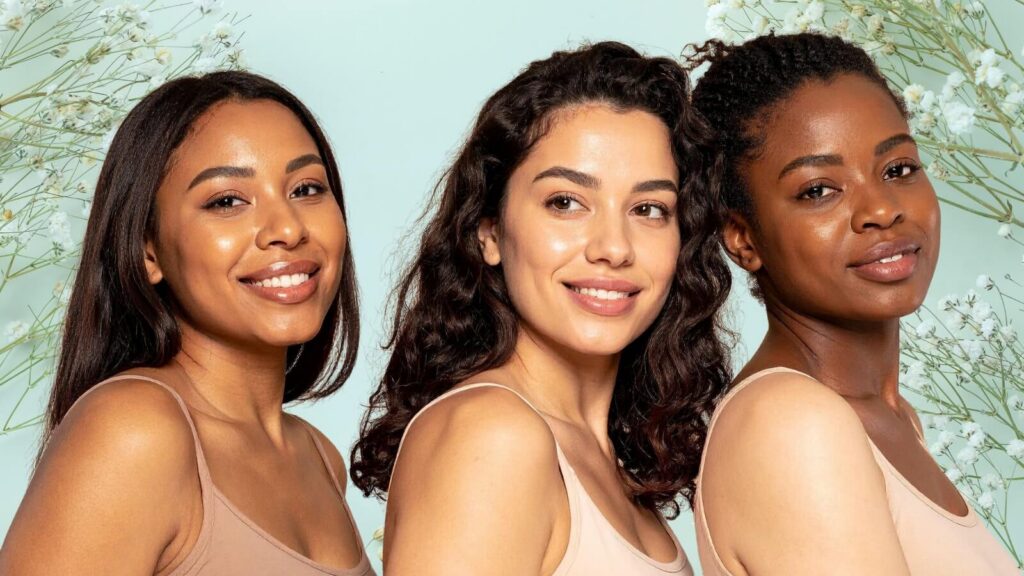 Group shot of Microneedling on darker skin