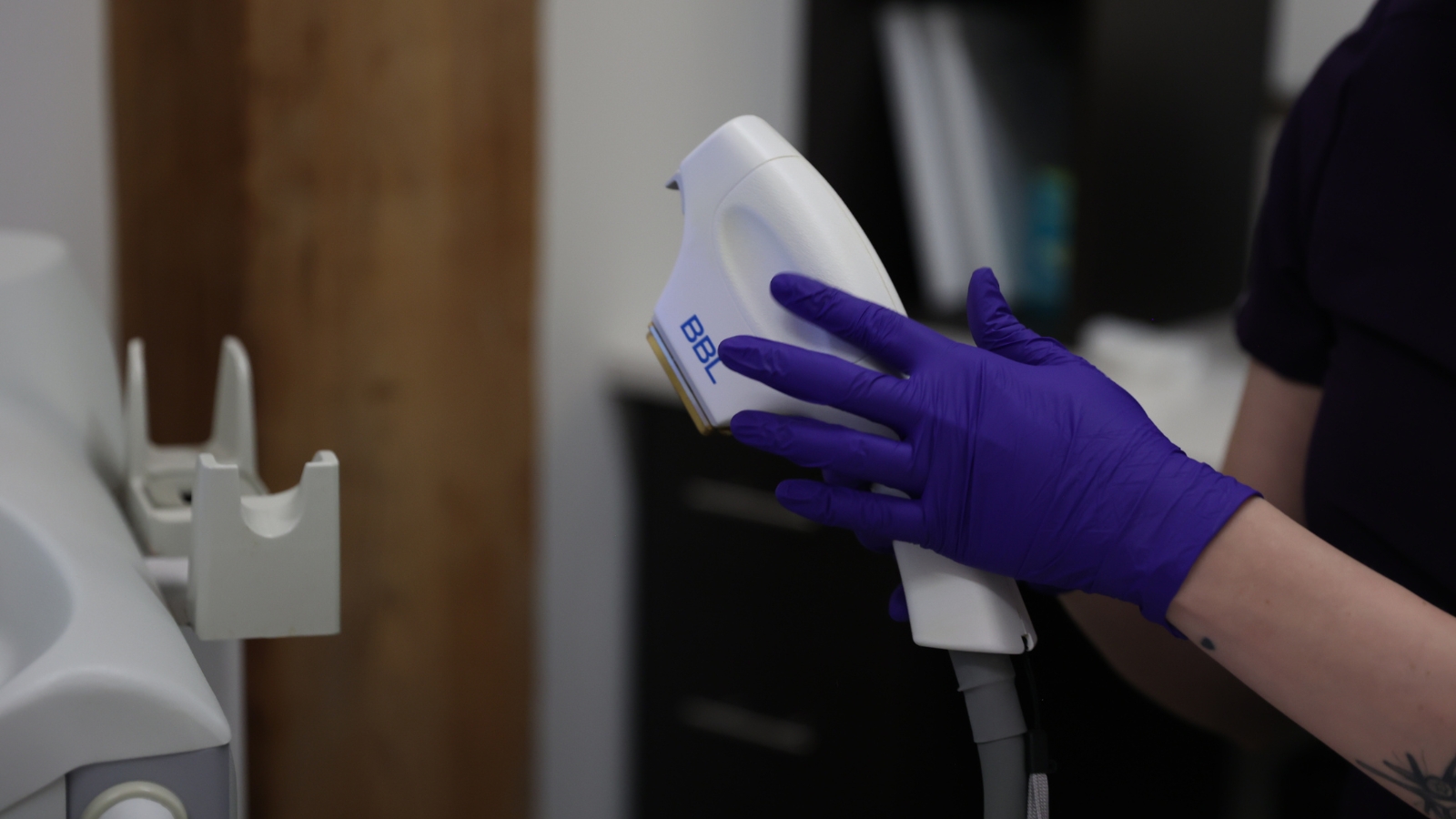 A BBL laser hair removal device